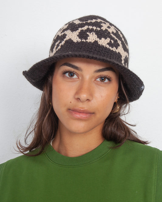 STUSSY SS KNIT BUCKET HAT 新品 黒 バケット ハット