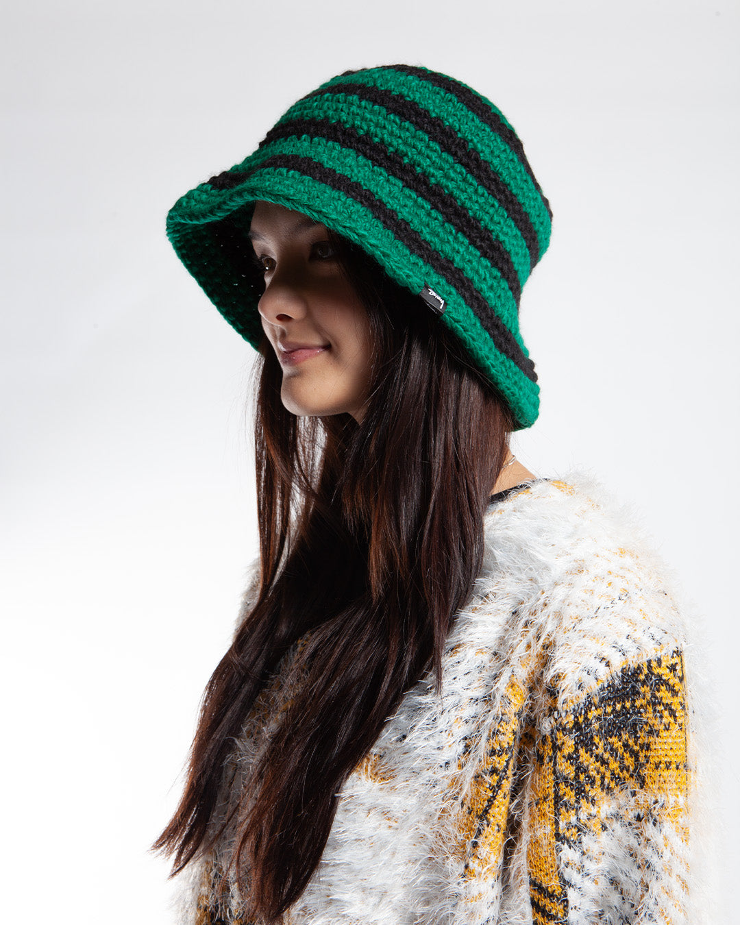 Stussy SWIRL KNIT BUCKET HAT - ハット