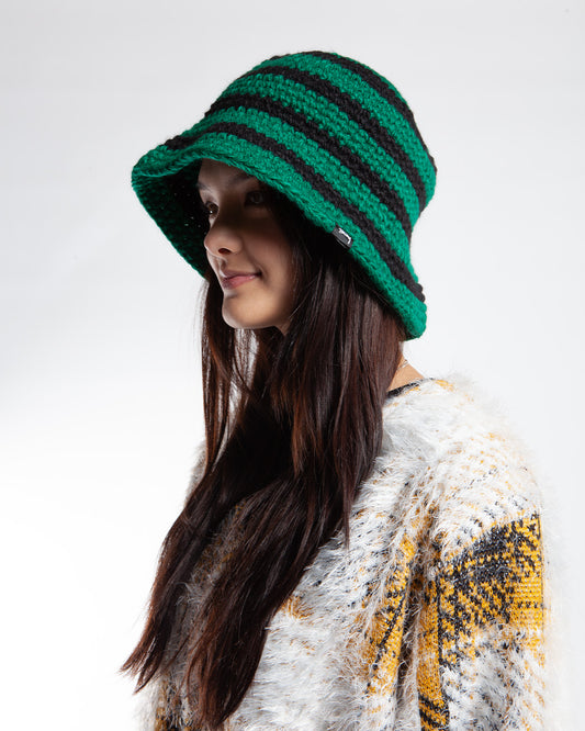 STUSSY SWIRL KNIT BUCKET HAT 新品-