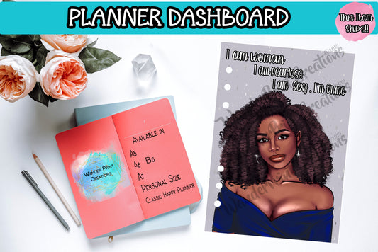 Planner Girl Planner Dashboard, Planner Insert, Filofax Dashboard, Lam –  The Fabulous Planner