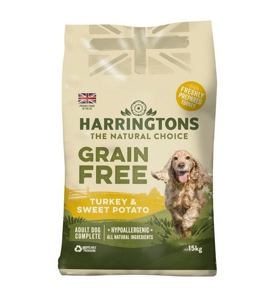 Harringtons Grain Free Rich In Turkey With Sweet Potato & Veg Dry Dog Food