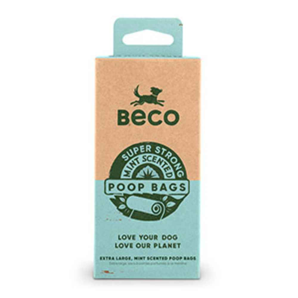Image of BECO Dog Poop Bags x 60 - Mint Scented