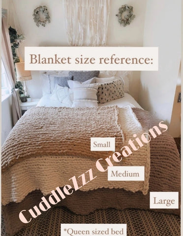 Chunky Knit Blanket, Medium
