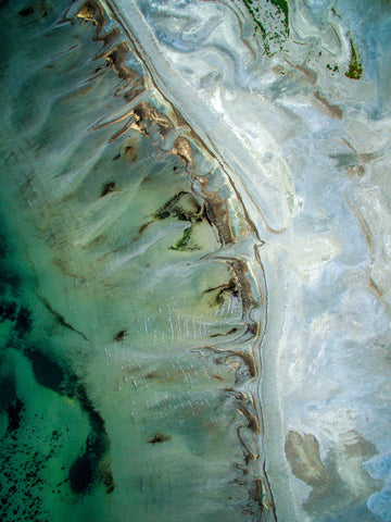 natural marble with green and blue colors