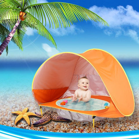 Barraca para Bebê com Proteção UV - Verão 2023, barraca de praia para bebe, barraca para bebê, barraca para criança, barraquinha infantil, cabana infantil, barraca de criança