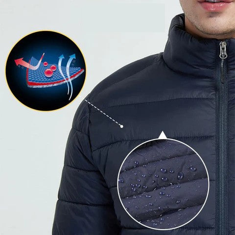 Jaqueta Masculina Puffer com Aquecimento Elétrico - PowerWarm