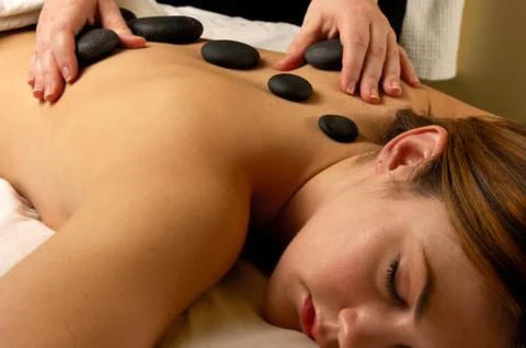 Kit 7 Pedras de Basalto para Massagens