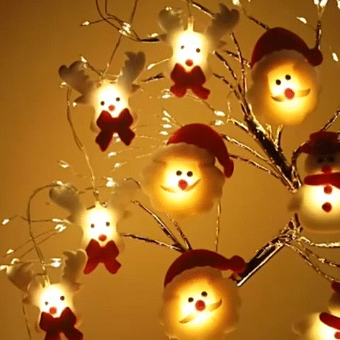 Luzes Enfeites Decoração para Natal