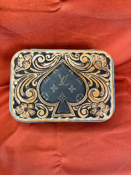 Spade Inlay Jewelry Box