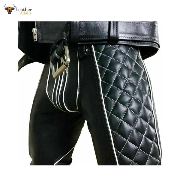 Proto Cow Hide Leather Biker Pants Vintage