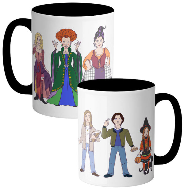 Witchy Characters Mug - Festive Halloween Movie Coffee Mugs - Femfetti