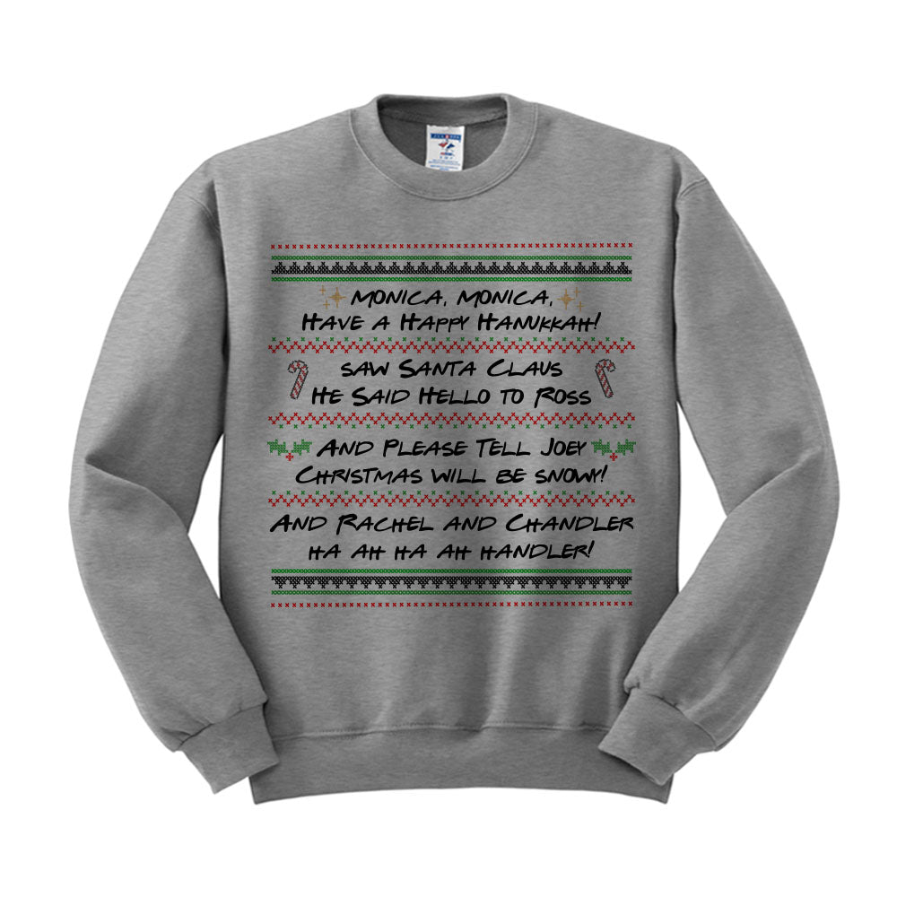 friends christmas sweatshirt