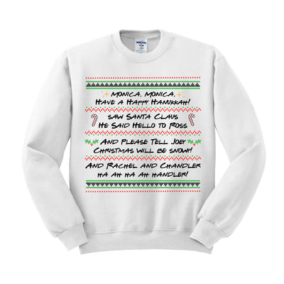 friends sweatshirt white