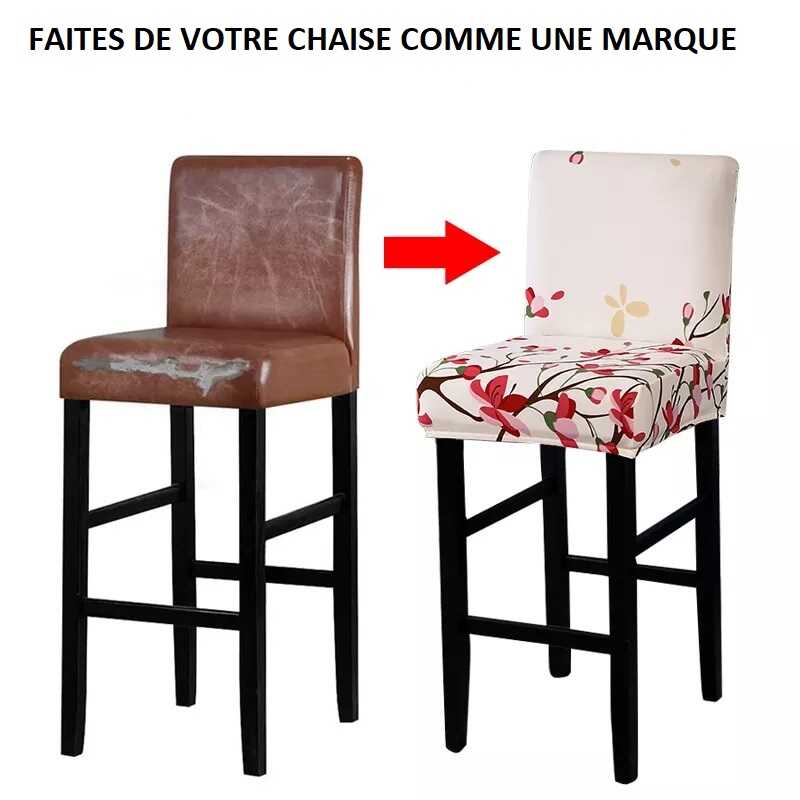 Housse De Tabouret Housse De Siège Carrée Housse De Chaise Housse De ₣