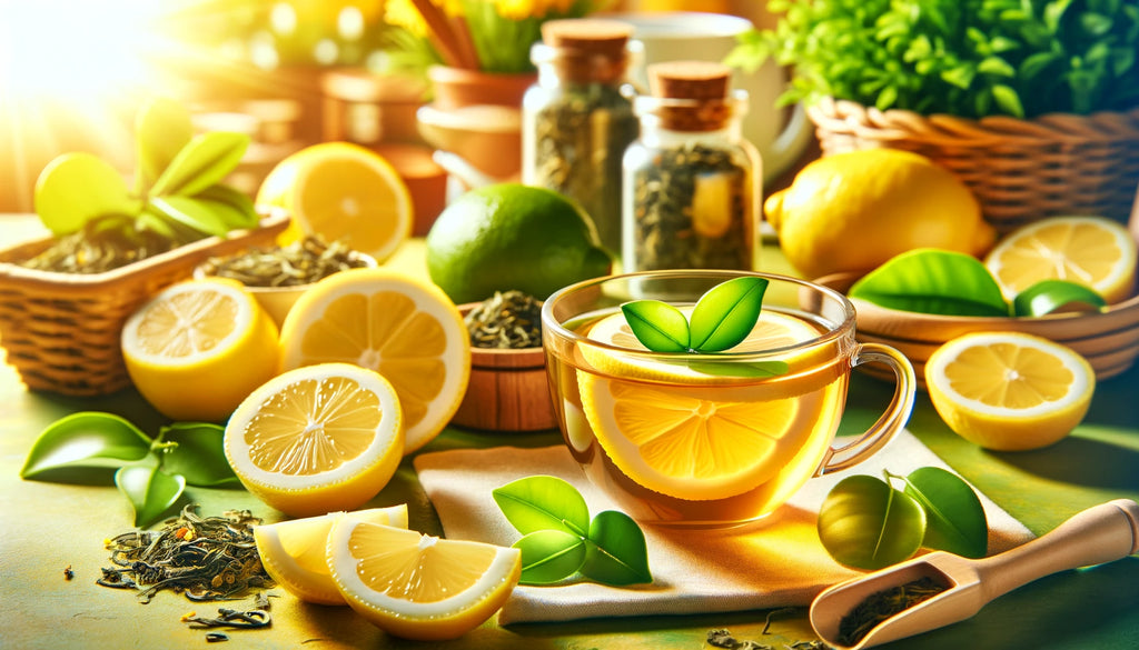 Lemon green tea - A refreshing duet