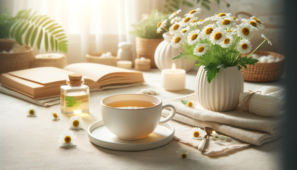 Chamomile tea - peace and relaxation in one cup