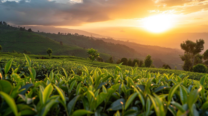 Tea field in Rwanda