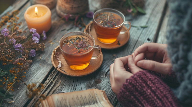 Herbal tea relaxation