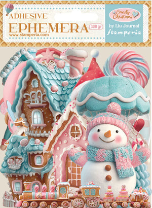 Candy Christmas Adhesive Ephemera - The Crafted Butterfly