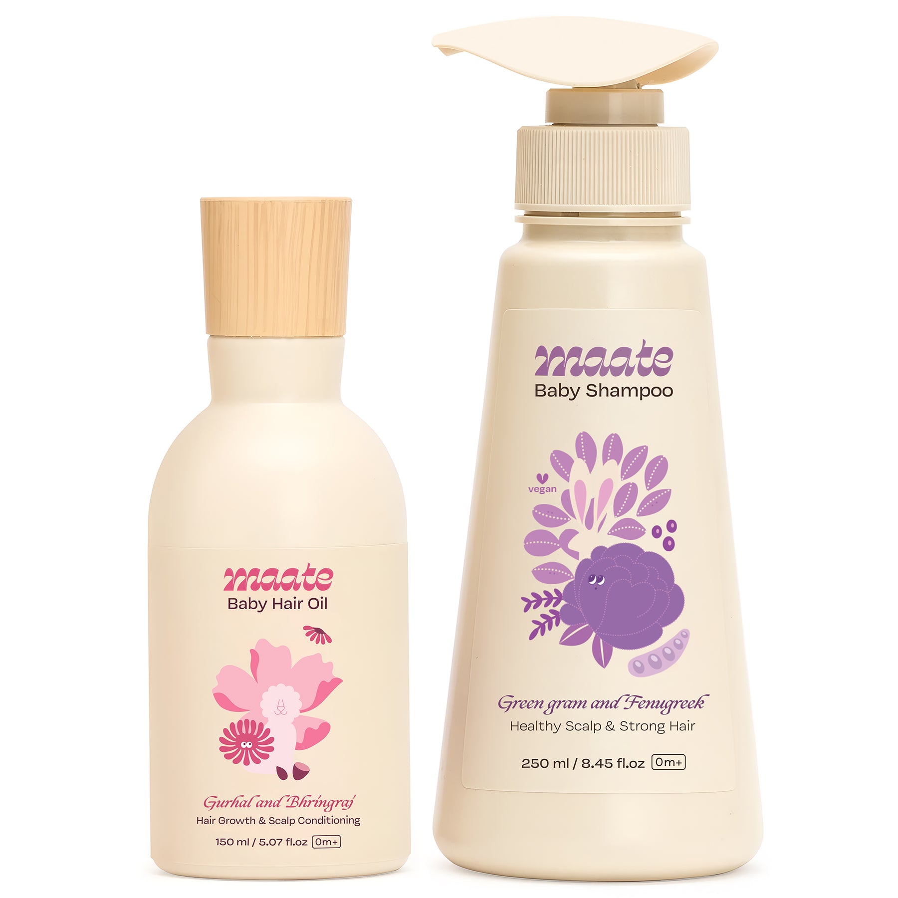 Buy The Moms Co Natural Hair Care Essentials For Baby with Baby shampoo  200 ml and Hair oil 100 ml Online  Purplle