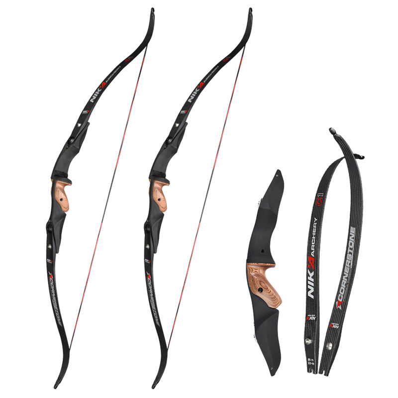 60inch Archery Recurve Bow 17inch Et 1 Ilf Riser Wood Magnesium Alloy Nika Archery 4956