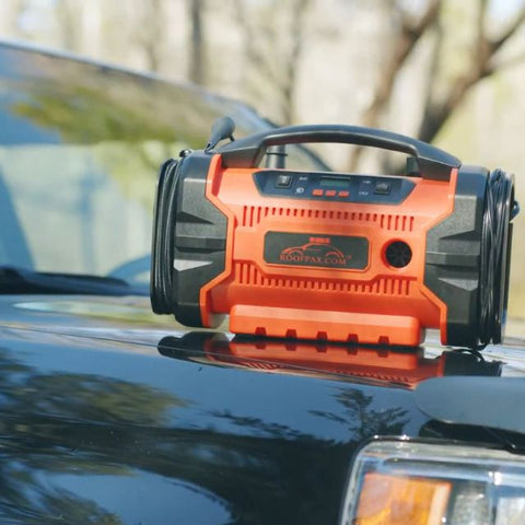 The roofpax truck tire air compressor is a reliable travel companion.