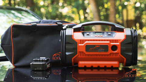 Portable Air Compressor for Car Tires is easy to carry anywhere