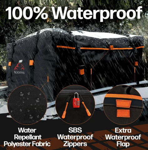 car top carrier of buyroofpax is waterproof