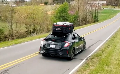 Travelling with a Roof Box on car top