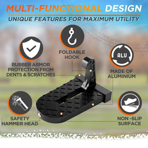 door step for car roof access