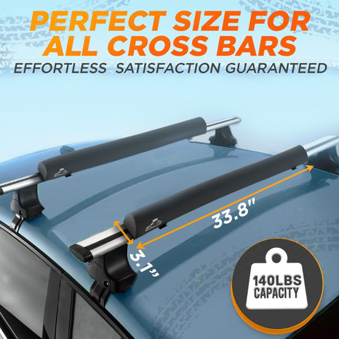 Roof rack soft pads fit to all crossbars