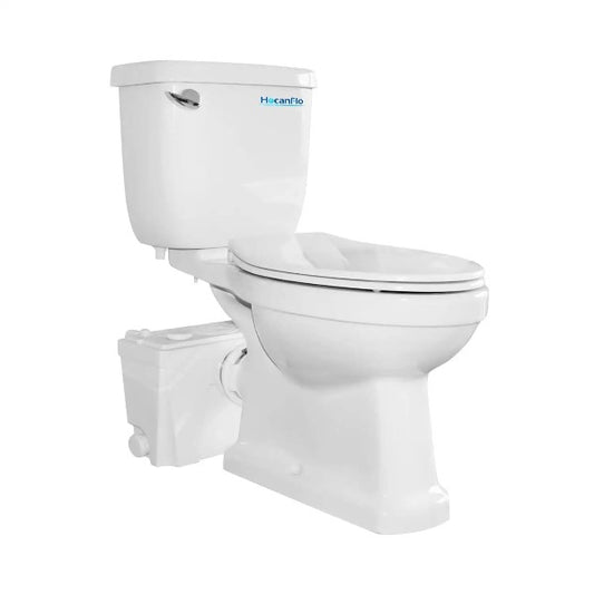 500W Macerating Toilet with Bidet Sprayer,Upflush Toilet for
