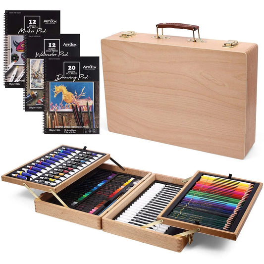 145-Piece Art Supplies Set for Kids 2 Layers Drawing Supplies for Kids Boys  Girls Ages