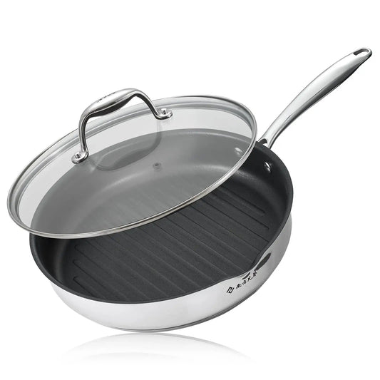 Stainless Steel Saucepan with Glass Lid, Professional Sauce Pan Milk P –  1981Life