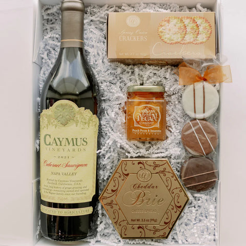 Caymus wine thank you gift box