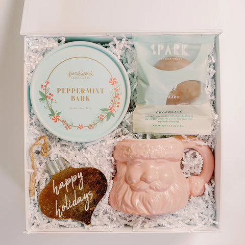 Holiday themed gift box