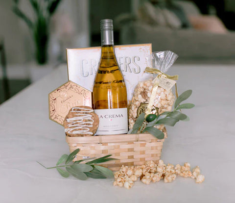 A Wine Celebration gift basket