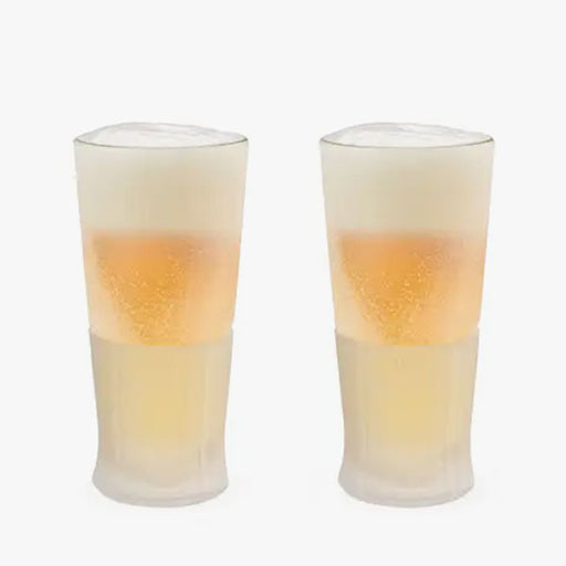 Host Glass Freeze Beer Glass (Set of Two)