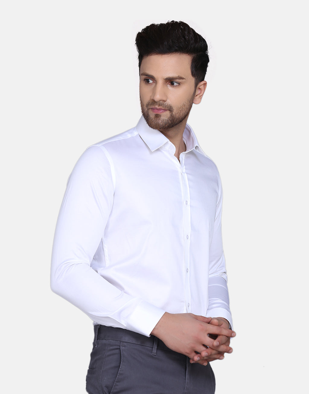 Soft Pink Cotton Satin Men's Shirt – JJAAGG T