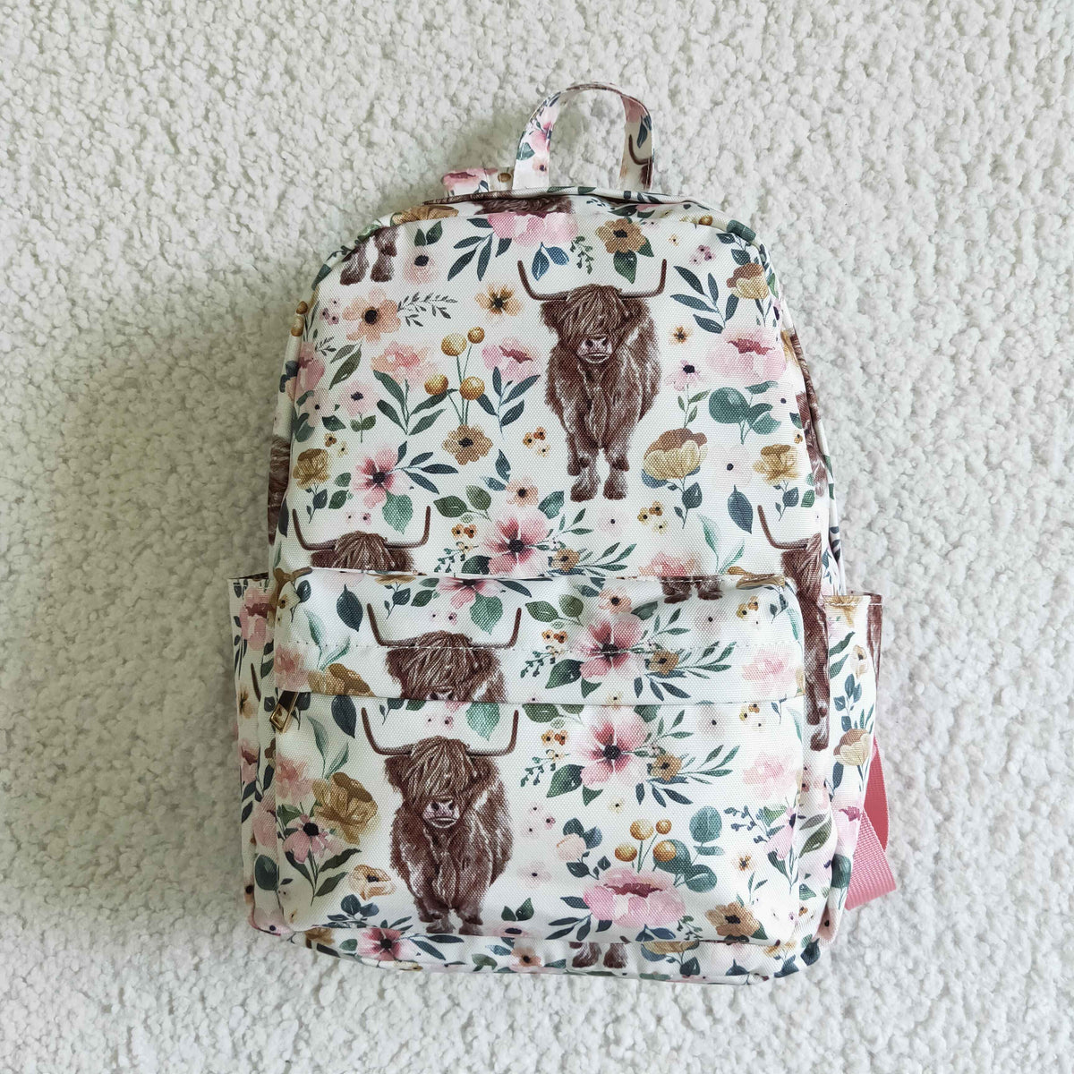 Pink Cow Backpack 10 * 13.9 * 4 inches – ZHOHAO03