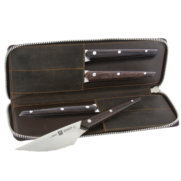 ZWILLING J.A. Henckels 8-pc Stainless Steel Steak Knife Set w/Presentation  Case 