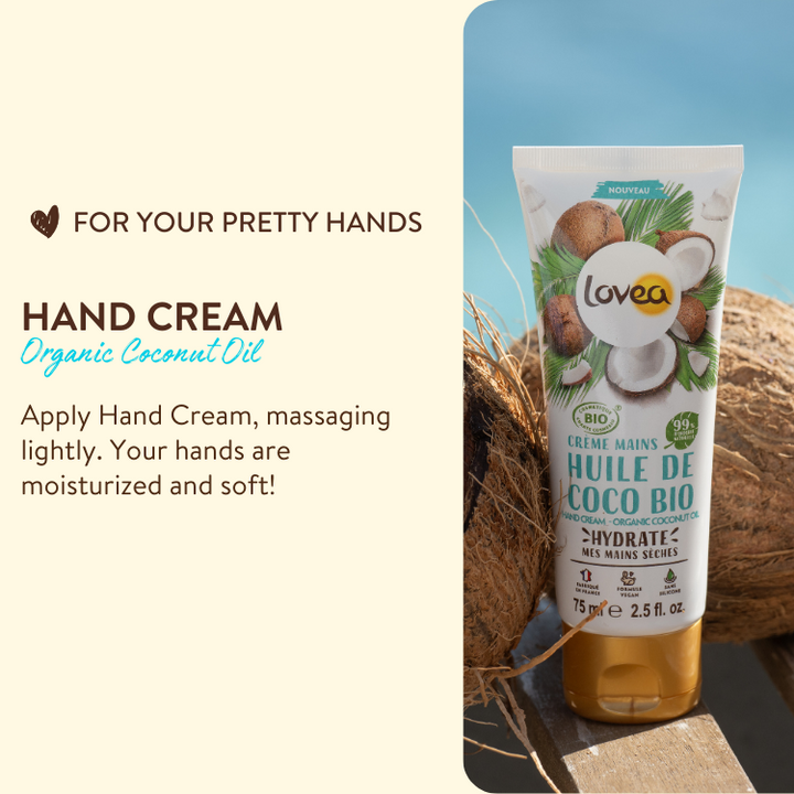 8000041 lovea duo mains levres coco hydratant creme mains huile de coco bio produit 1