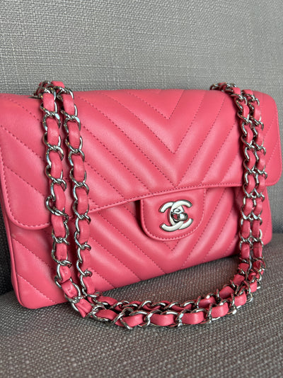 HautePinkPretty - Chanel Chevron Medium Flap Bag