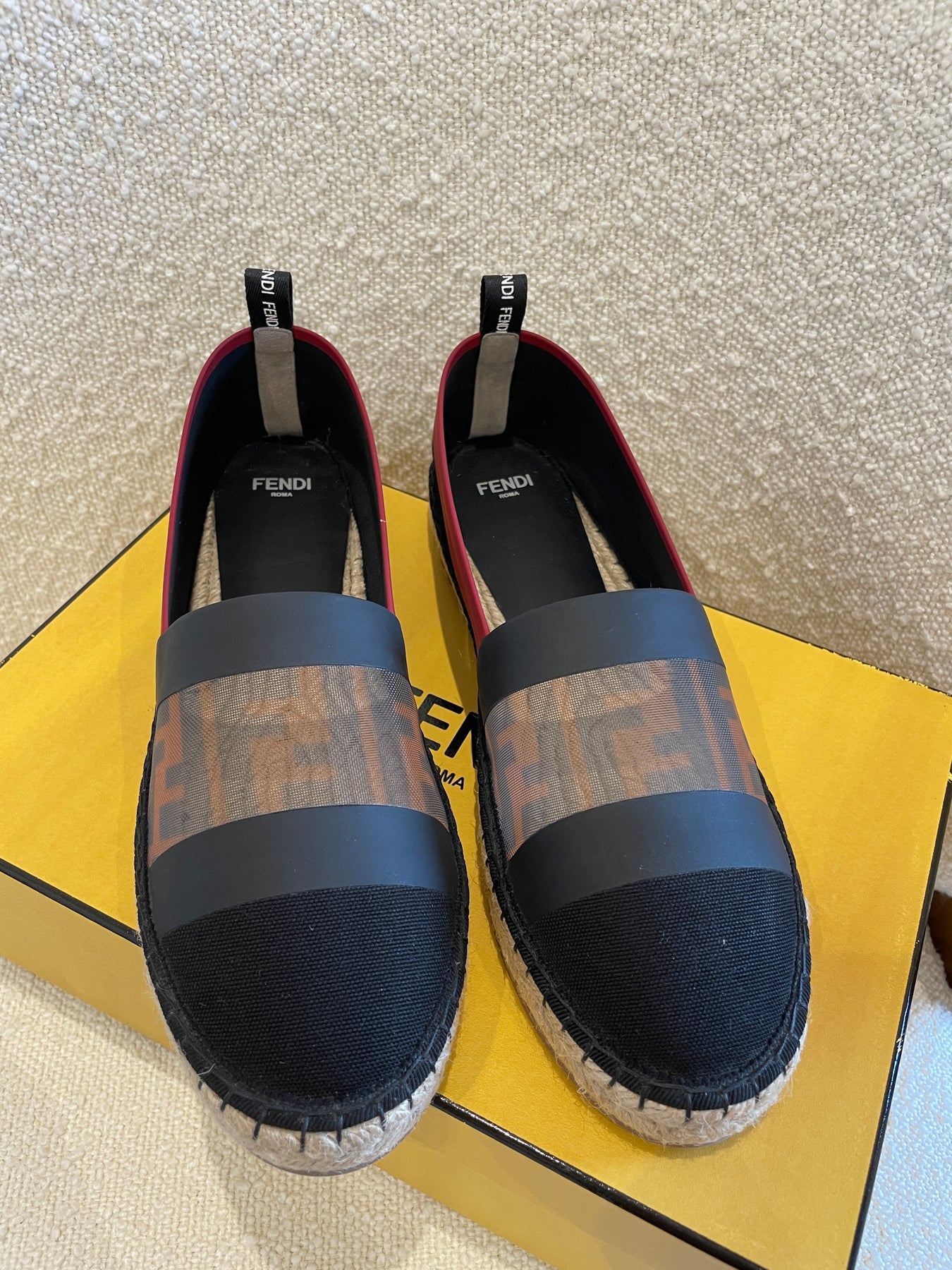 fendi colibri espadrille