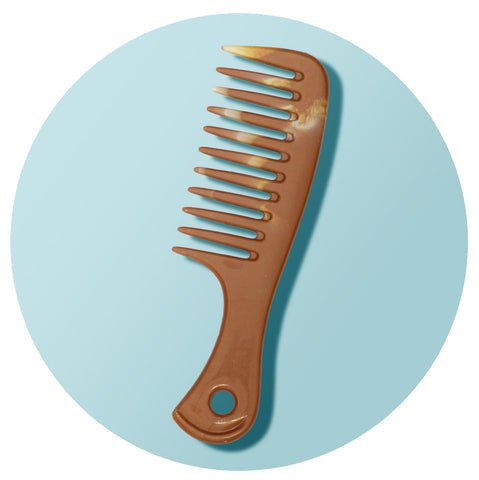 wide tooth comb icon