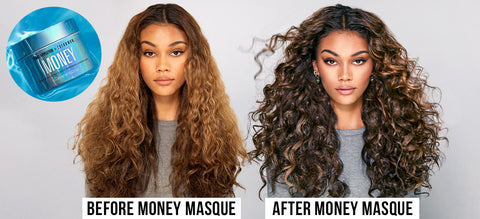 before and after using money masque