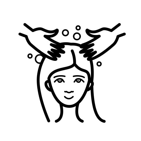 massage scalp icon
