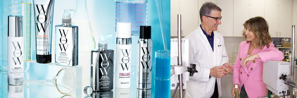 color wow products next to dr joe cincotta and gail federici
