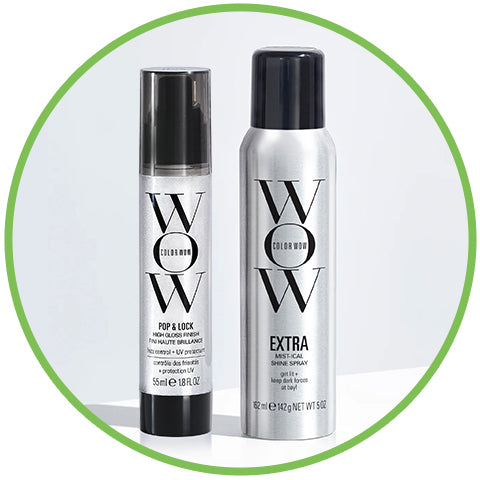 color wow pop and lock and extra shine spray