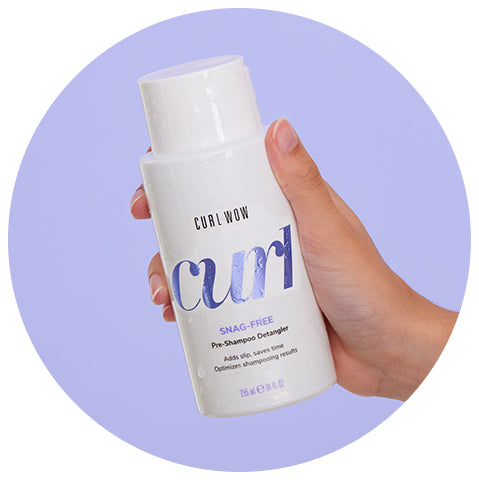 curl wow snag free pre-shampoo detangler